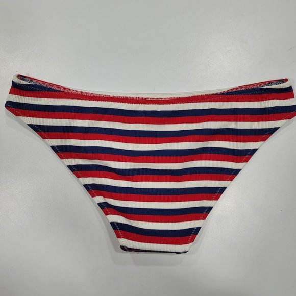 Solid & Striped Elle Bikini Bottom in American Rib Stripe Size Medium - Picture 4 of 10